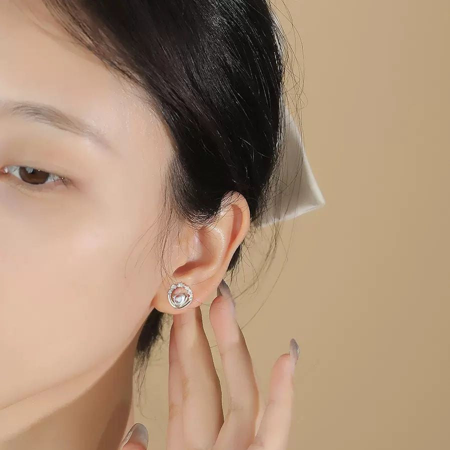 S925 Sterling Silver Stud Earrings