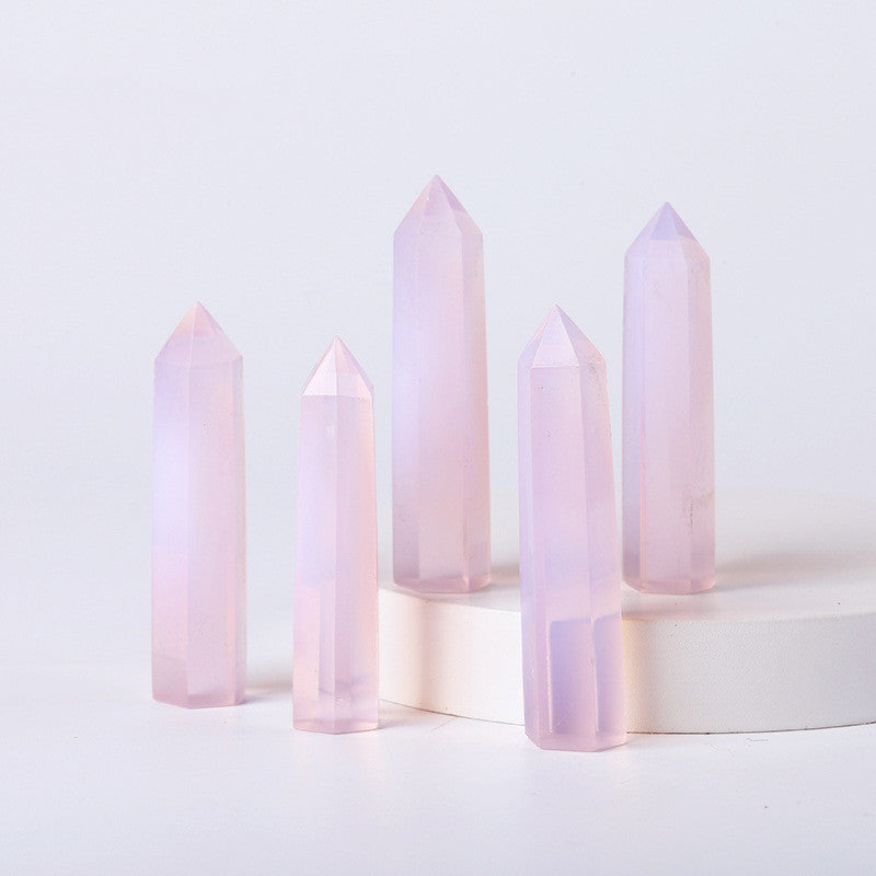 Polished Stone Polishing Crystal Column
