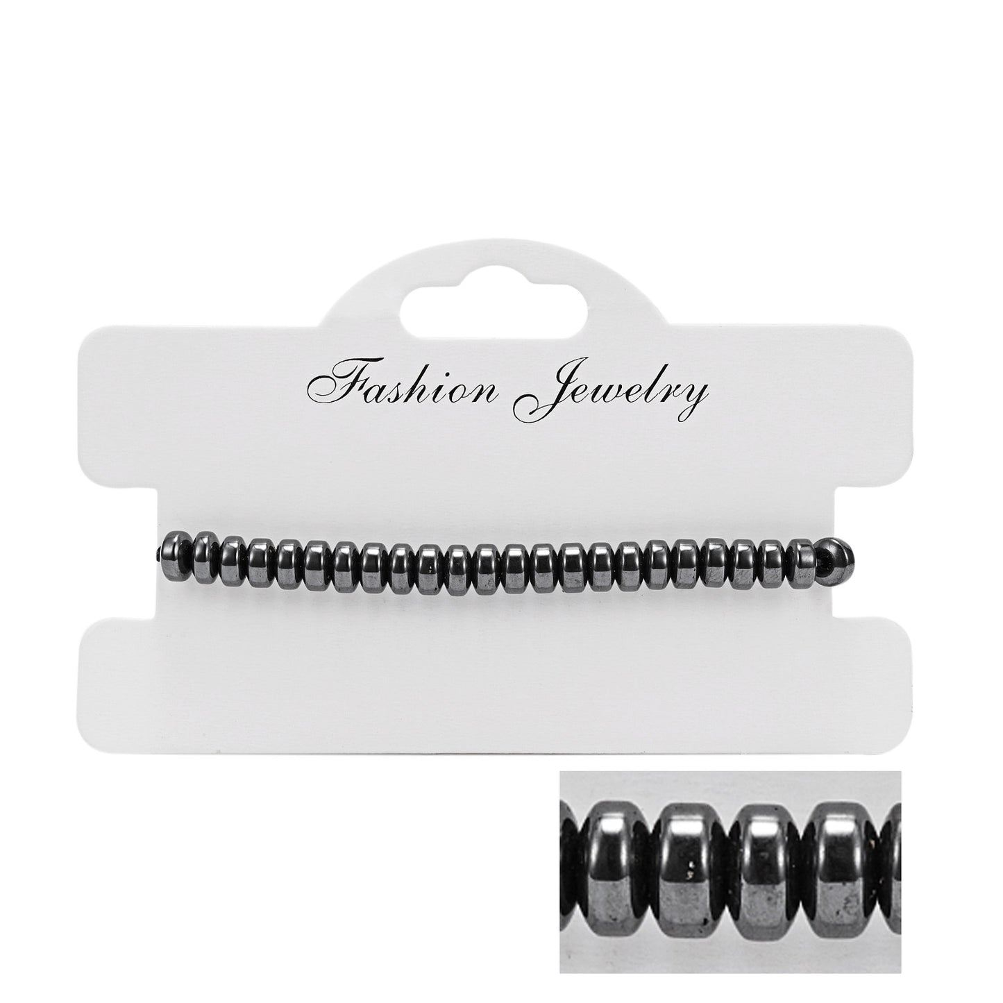 Hematite Hand-woven Adjustable Bracelet