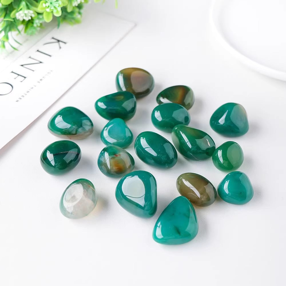 Natural Crystal Color Rolling Stone Rough Stone Polished Large Particle Degaussing Crystal Crafts