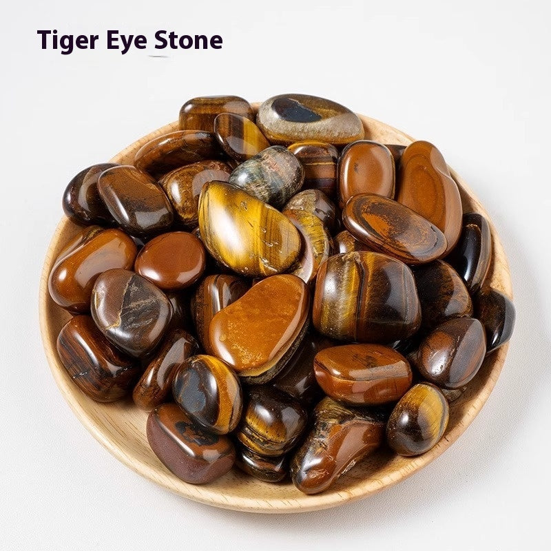 Natural Crystal Color Rolling Stone Rough Stone Polished Large Particle Degaussing Crystal Crafts