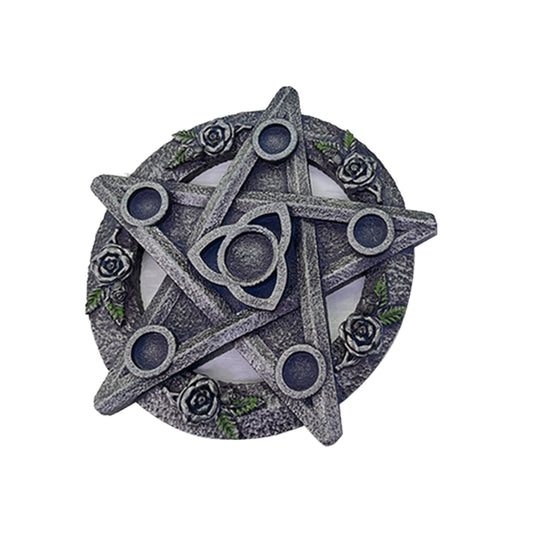 Pentagram Crystal Ball Jade Rough Ornaments