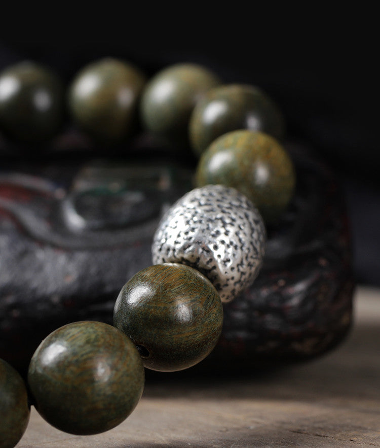 New Men's Buddha Beads Wooden Sandalwood Bracelet