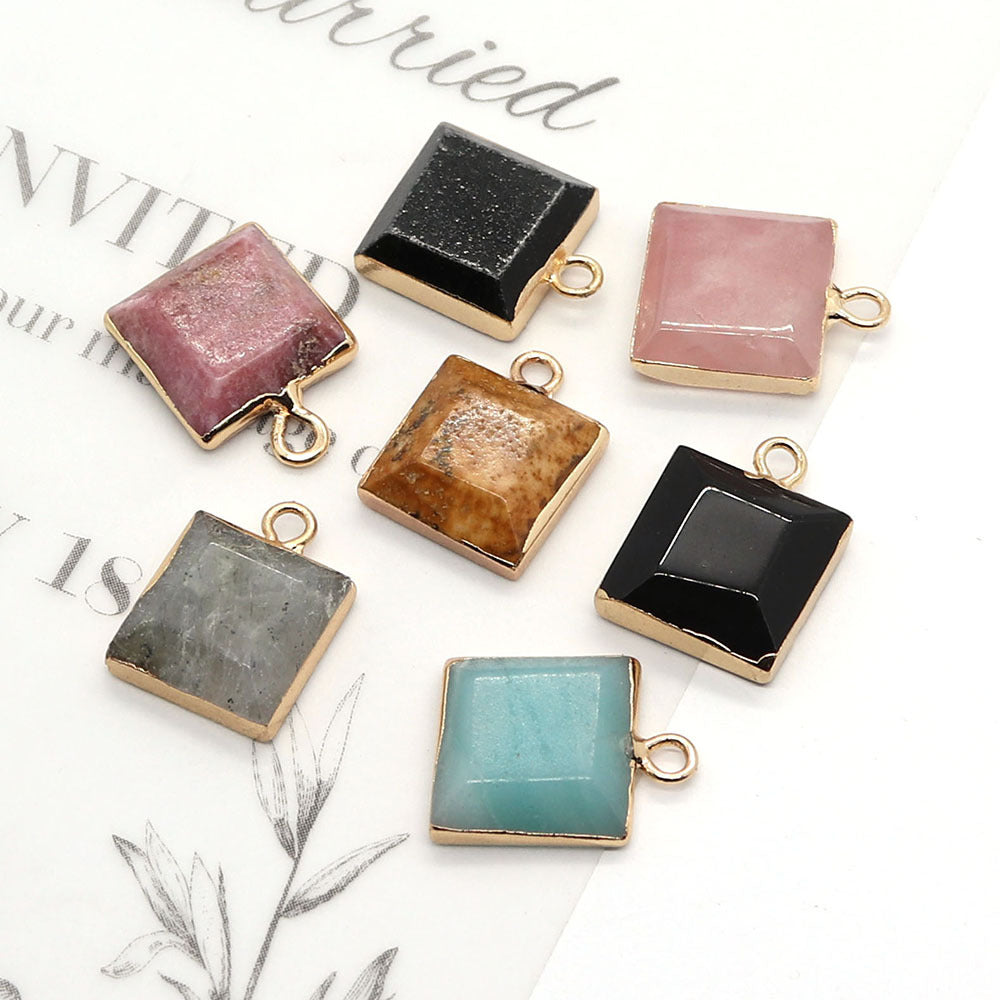 Natural Stone Sparkling Stone Pendant